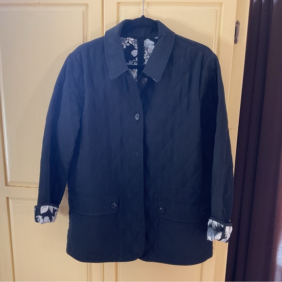 Susan Graver Reversible Quilted Jacket - Picture 1 of 6